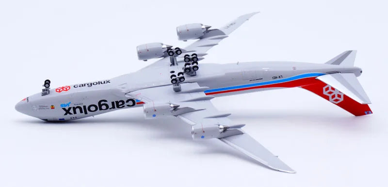 XX40155 Alloy Collectible Plane Gift JC Wings 1:400 Cargolux Airlines Boeing B747-8F Diecast Aircraft Model LX-VCI With Stand