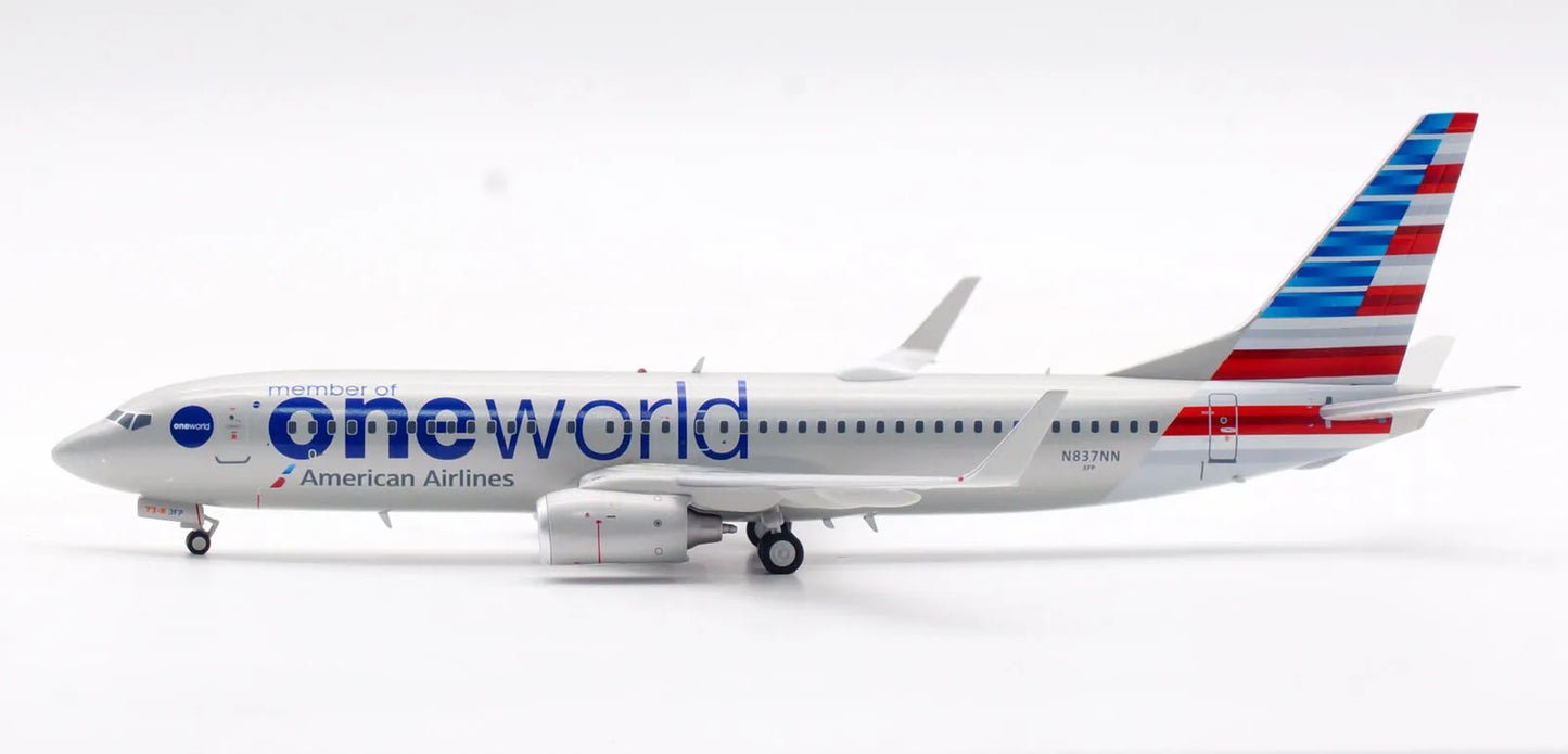 IF738AA0224 Alloy Collectible Plane Gift INFLIGHT 1:200 American Airlines Oneworld Boeing B737-800 Diecast Aircraft Model N837NN