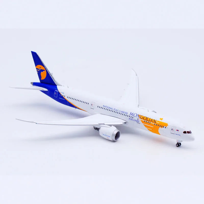 LH4297A Alloy Collectible Plane Gift JC Wings 1:400 MIAT Mongolian Boeing B787-9 Diecast Aircraft Jet Model JU-1789 Flaps Down