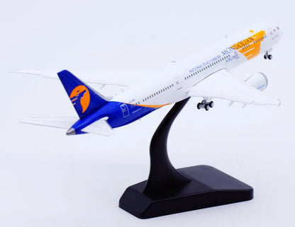 LH4297A Alloy Collectible Plane Gift JC Wings 1:400 MIAT Mongolian Boeing B787-9 Diecast Aircraft Jet Model JU-1789 Flaps Down