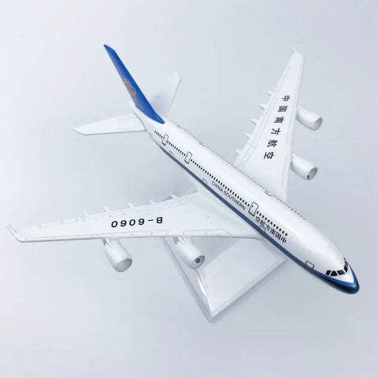 16CM Airplane Model Airbus Series Solid Alloy Simulation Aircraft Model Toy