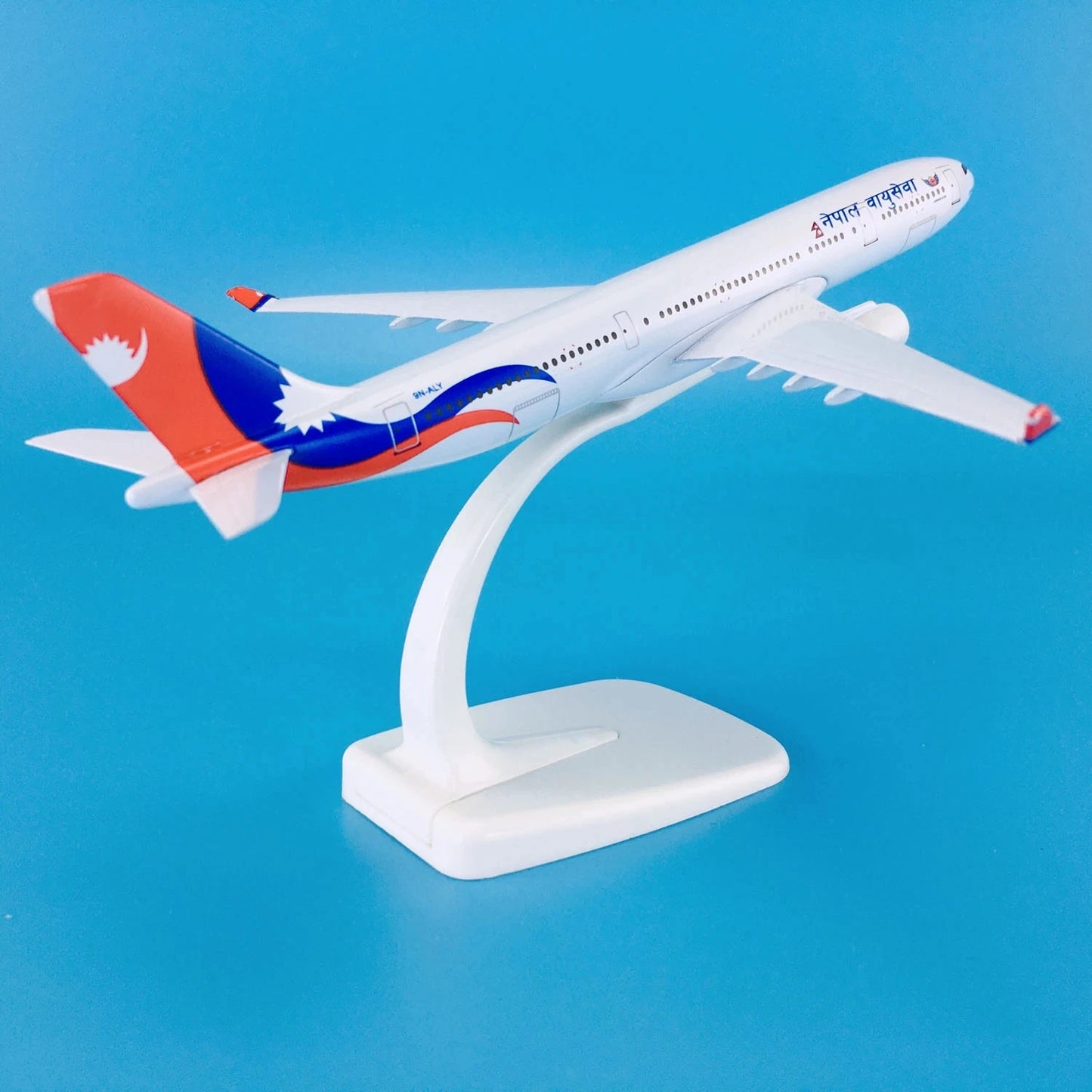 NEW 20cm Alloy Metal AIR Nepal Airlines Airbus 330 A330 Airplane Model Airways Plane Model Stand Diecast Aircraft Kids Gift Toys