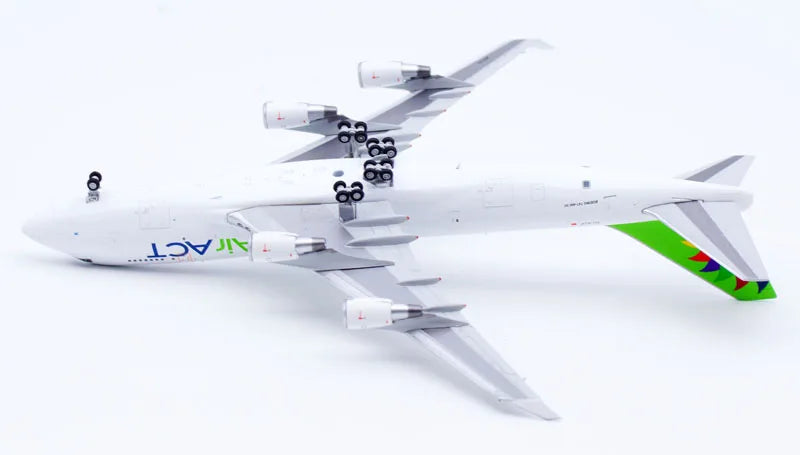 LH4250 Alloy Collectible Plane Gift JC Wings 1:400 ACT Airlines Boeing B747-400(BDSF) Diecast Aircraft Model TC-ACF With Stand