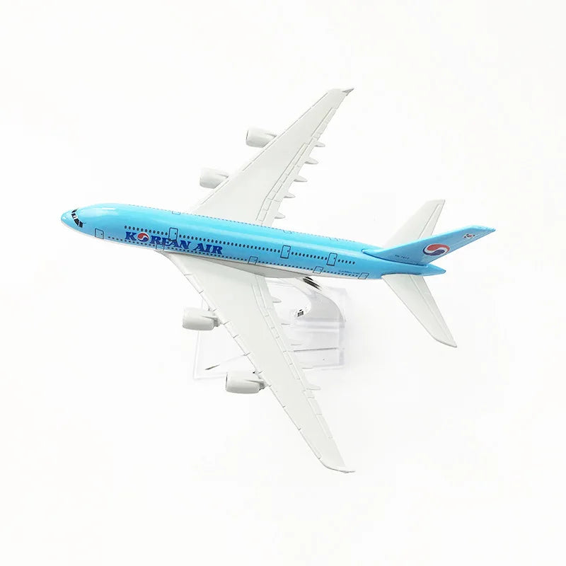 16CM Airplane Model Airbus Series Solid Alloy Simulation Aircraft Model Toy