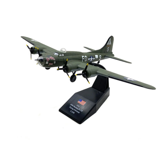 1/144 Scale Metal Alloy Die-Cast WWII Classic Bomber B17 Aircraft B-17 Model Home Decoration Collectibles Birthday Gift