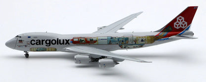 XX4709C Alloy Collectible Plane Gift JC Wings 1:400 Cargolux Interactive Series Boeing B747-8F Diecast Aircraft Jet Model LX-VCM