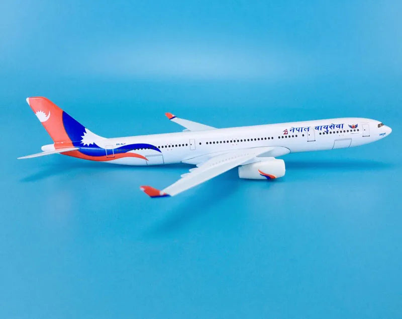 NEW 20cm Alloy Metal AIR Nepal Airlines Airbus 330 A330 Airplane Model Airways Plane Model Stand Diecast Aircraft Kids Gift Toys