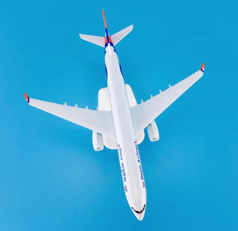 NEW 20cm Alloy Metal AIR Nepal Airlines Airbus 330 A330 Airplane Model Airways Plane Model Stand Diecast Aircraft Kids Gift Toys