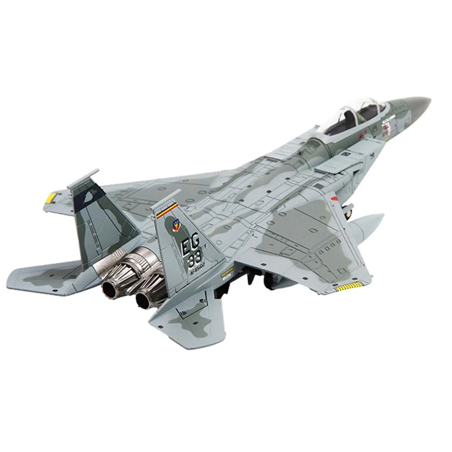 1:100 Metal F-15 American Planes Model Simulation Aircraft Model Display Ornaments Fighter Model for Table Bar Shelf Cafe Gifts