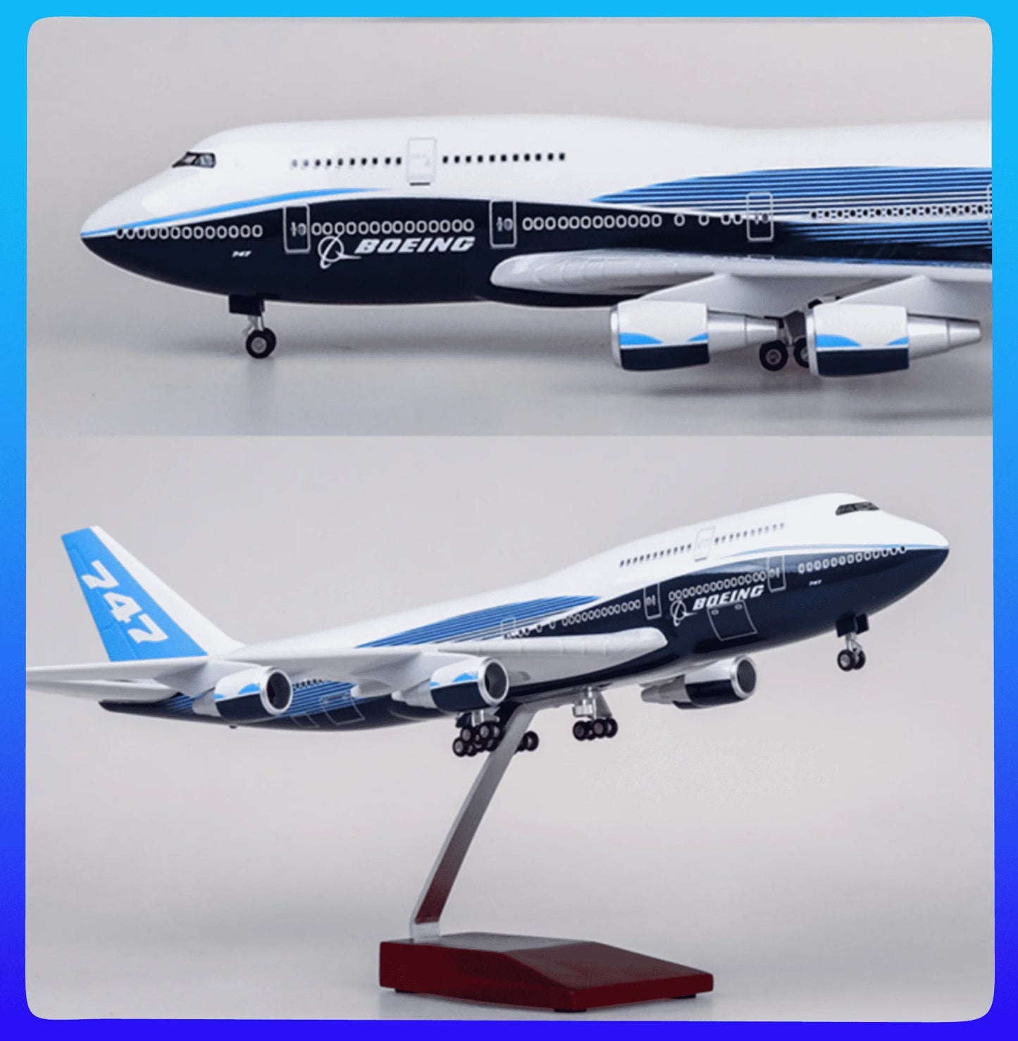 Multiple Simulation Of  Boeing 747 737  757 777 787 Aircraft Model 20cm Alloy Metal Airplane Plane  Decoration Ornaments