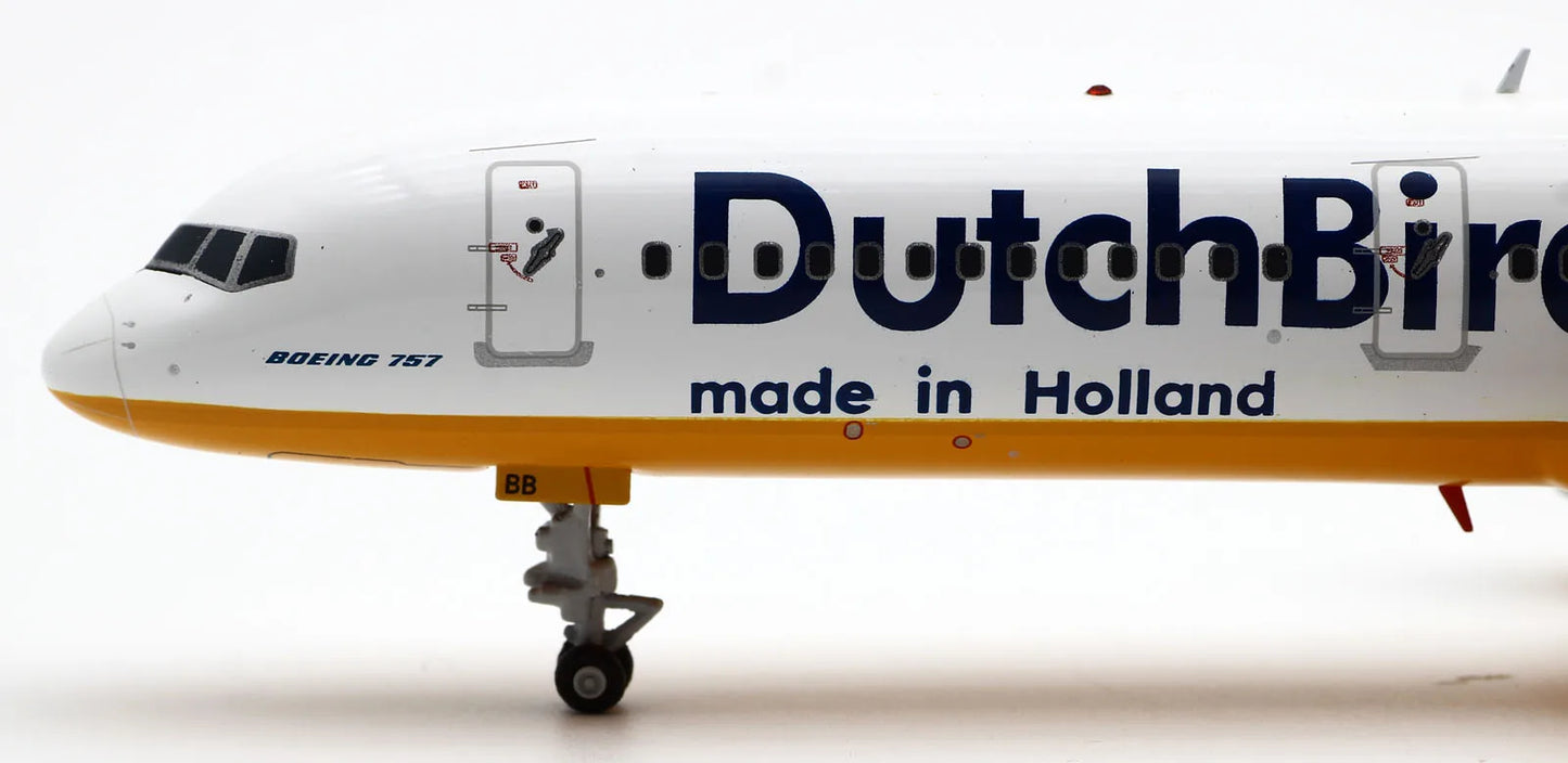 XX2316 Alloy Collectible Plane Gift JC Wings 1:200 DutchBird Airlines Boeing B757-200 Diecast Aircraft Model PH-DBB With Stand