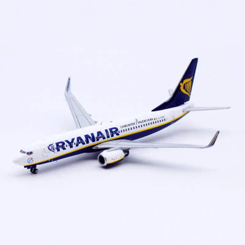 XX4269 Alloy Collectible Plane Gift JC Wings 1:400 Ryanair Airlines Boeing B737-800 Diecast Aircraft Jet Model EI-DWE With Stand