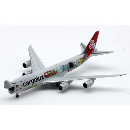 XX4709C Alloy Collectible Plane Gift JC Wings 1:400 Cargolux Interactive Series Boeing B747-8F Diecast Aircraft Jet Model LX-VCM