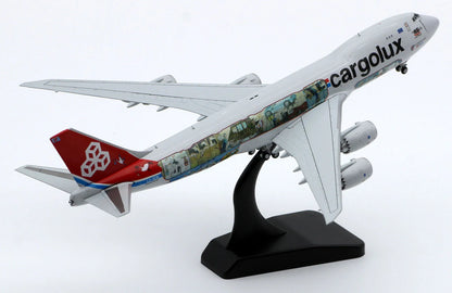 XX4709C Alloy Collectible Plane Gift JC Wings 1:400 Cargolux Interactive Series Boeing B747-8F Diecast Aircraft Jet Model LX-VCM