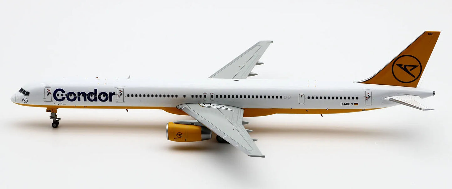 XX20336 Alloy Collectible Plane Gift JC Wings 1:200 CONDOR Airlines Boeing B757-300 Diecast Aircraft Jet Model D-ABON With Stand