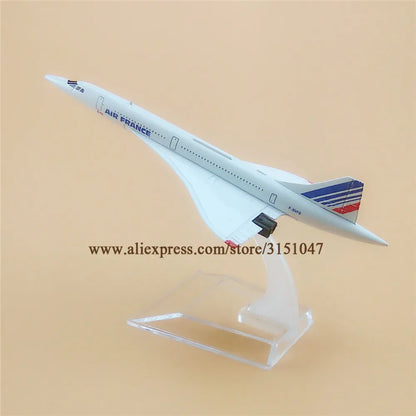 16cm Air France Concorde Costa Airways Airlines 1:400 Scale Metal Alloy Diecast Airplane Model Plane Aircraft