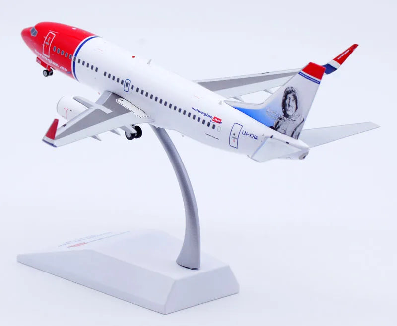 XX20177 Alloy Collectible Plane Gift JC Wings 1:200 Norwegian Air Shuttle Boeing B737-300 Diecast Aircraft Jet Model LN-KHA