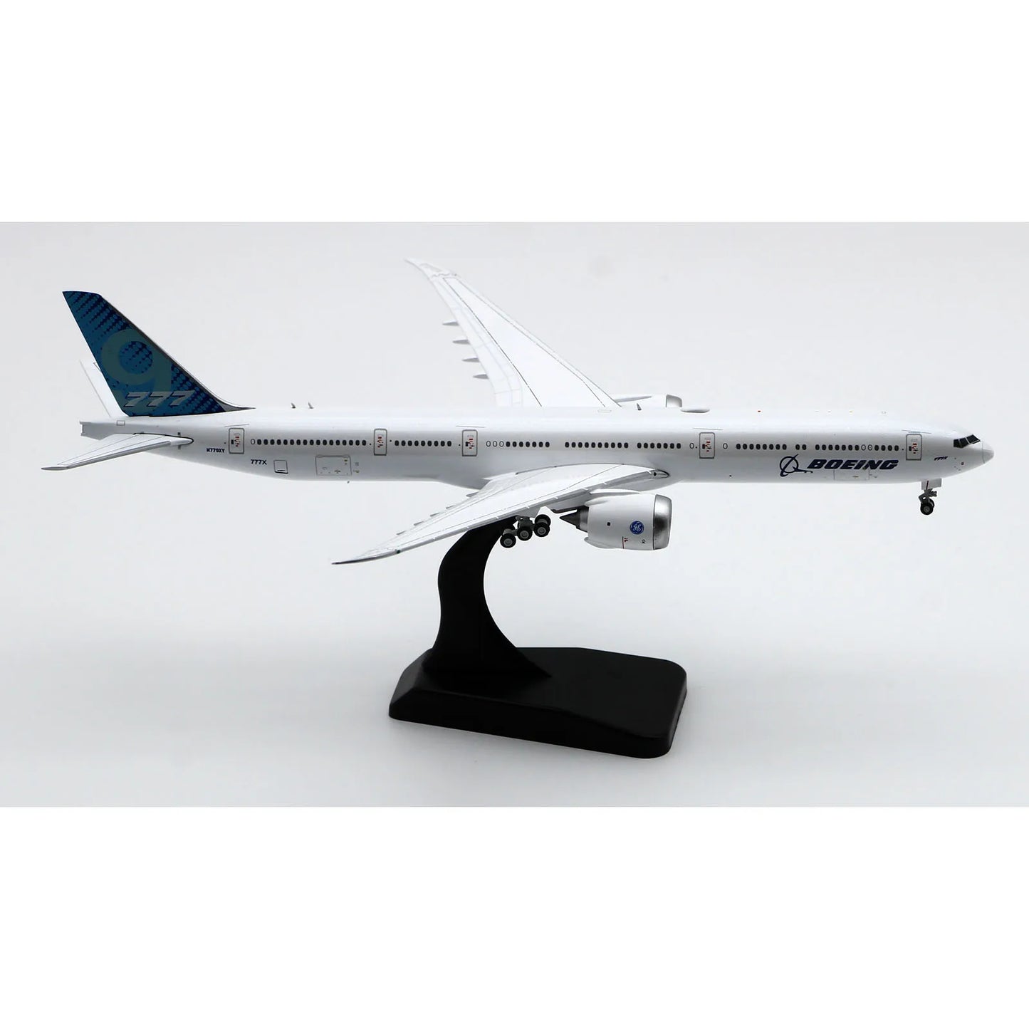 LH4162 Alloy Collectible Plane Gift JC Wings 1:400 Boeing B777-9X Folded "House Color" Diecast Aircraft Model N779XY With Stand