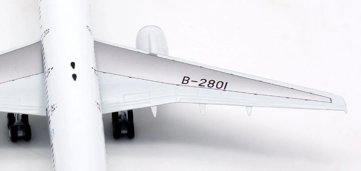 AV2058 Alloy Collectible Plane Gift Aviation 1:200 CAAC Boeing B757-200 Diecast Aircraft JET Model B-2801 With Stand