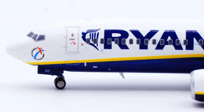 XX4269 Alloy Collectible Plane Gift JC Wings 1:400 Ryanair Airlines Boeing B737-800 Diecast Aircraft Jet Model EI-DWE With Stand