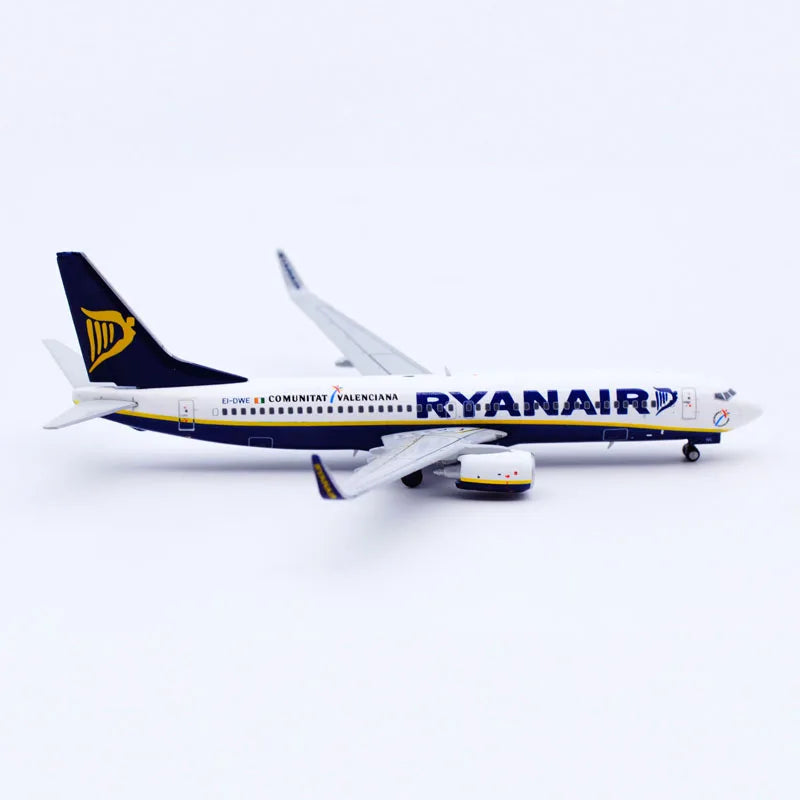 XX4269 Alloy Collectible Plane Gift JC Wings 1:400 Ryanair Airlines Boeing B737-800 Diecast Aircraft Jet Model EI-DWE With Stand