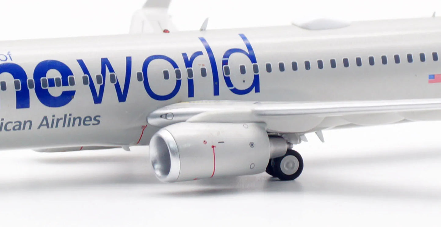 IF738AA0224 Alloy Collectible Plane Gift INFLIGHT 1:200 American Airlines Oneworld Boeing B737-800 Diecast Aircraft Model N837NN