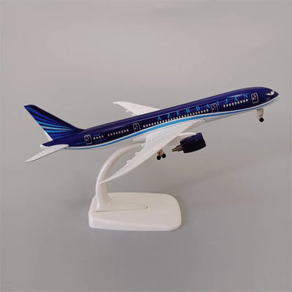 NEW 19cm Air Azerbaijan Airlines B787 Boeing 787 Airways Plane Model Alloy Metal Diecast Model Airplane Aircraft With Wheels