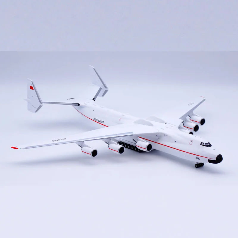 LH21225 Alloy Collectible Plane Gift JC Wings 1:200 Antonov AN-225 "Red Line" Diecast Aircraft Jet Model CCCP-82060  With Stand