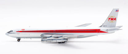 IF701TW0823P Alloy Collectible Plane Gift INFLIGHT 1:200 Trans World Airline TWA Boeing B707-100 Diecast Aircraft Model N86741