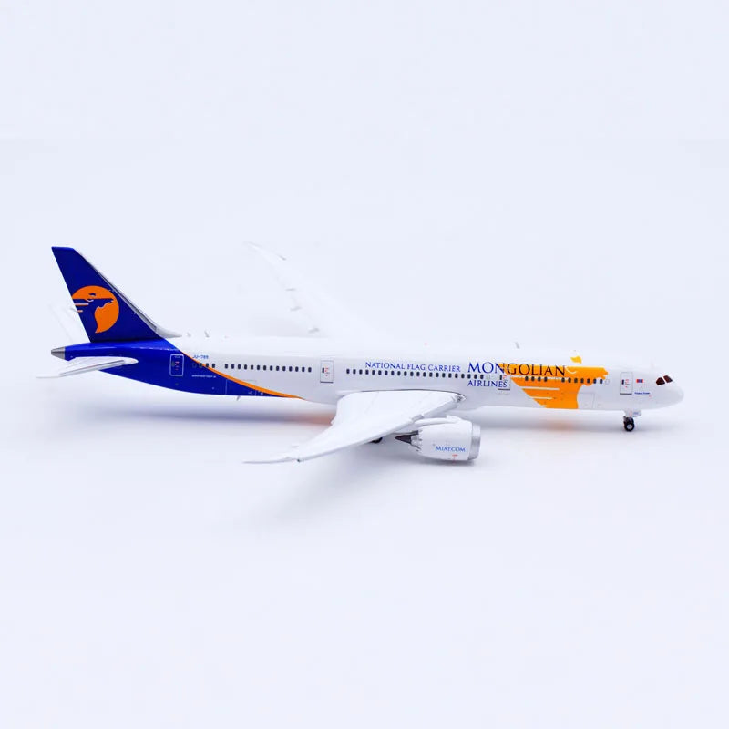 LH4297A Alloy Collectible Plane Gift JC Wings 1:400 MIAT Mongolian Boeing B787-9 Diecast Aircraft Jet Model JU-1789 Flaps Down