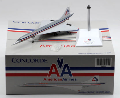 FX2001 Alloy Collectible Plane Gift JC Wings 1:200 American Airlines Aerospatiale Concorde Diecast Aircraft Jet Model N191AA