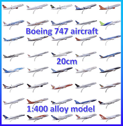 Multiple Simulation Of  Boeing 747 737  757 777 787 Aircraft Model 20cm Alloy Metal Airplane Plane  Decoration Ornaments