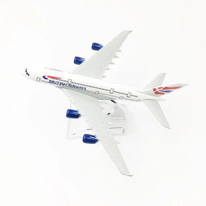 16CM Airplane Model Airbus Series Solid Alloy Simulation Aircraft Model Toy