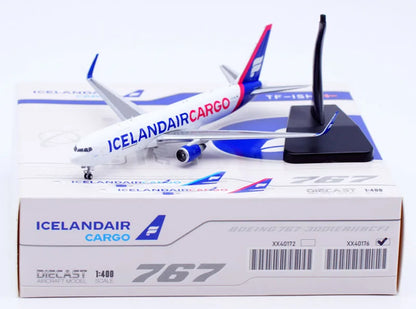 XX40176 Alloy Collectible Plane Gift JC Wings 1:400 Icelandair Cargo Boeing B767-300ER Diecast Aircraft Model TF-ISH With Stand