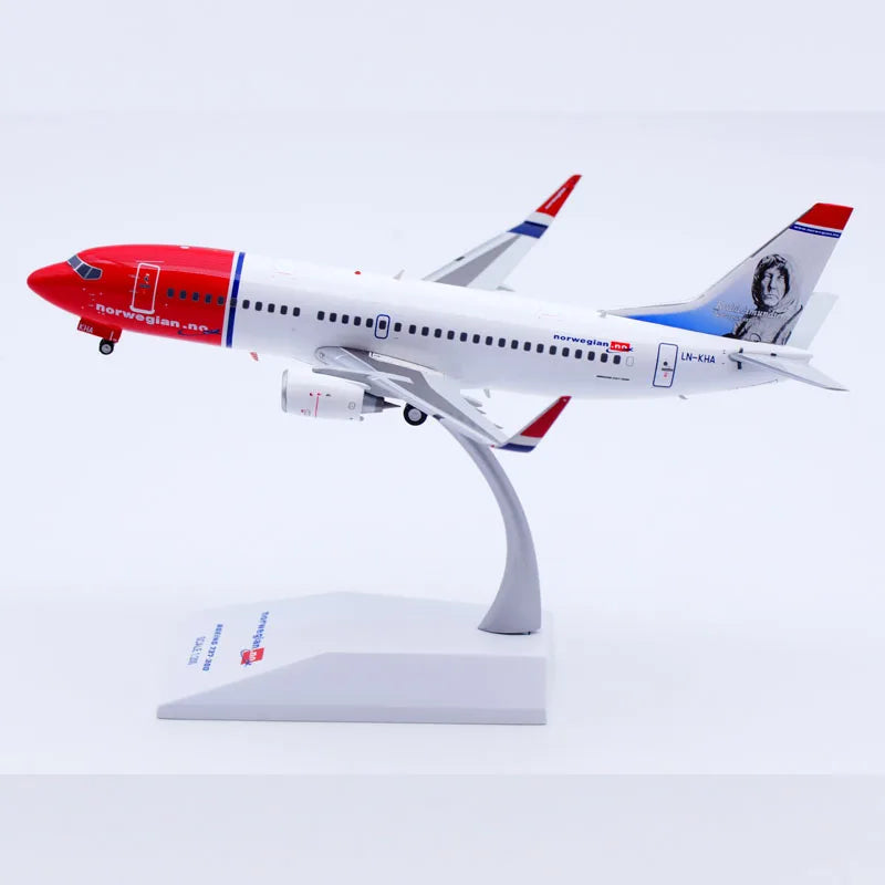 XX20177 Alloy Collectible Plane Gift JC Wings 1:200 Norwegian Air Shuttle Boeing B737-300 Diecast Aircraft Jet Model LN-KHA