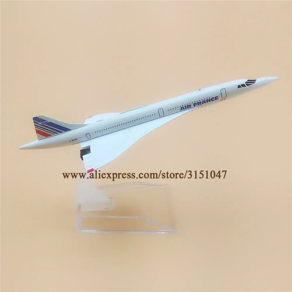 16cm Air France Concorde Costa Airways Airlines 1:400 Scale Metal Alloy Diecast Airplane Model Plane Aircraft