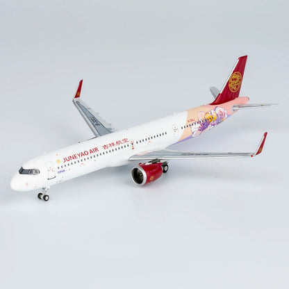 13087 Alloy Collectible Plane Gift NG Model 1:400 Juneyao Airlines Airbus A321neo Diecast Aircraft Jet Model B-32CJ