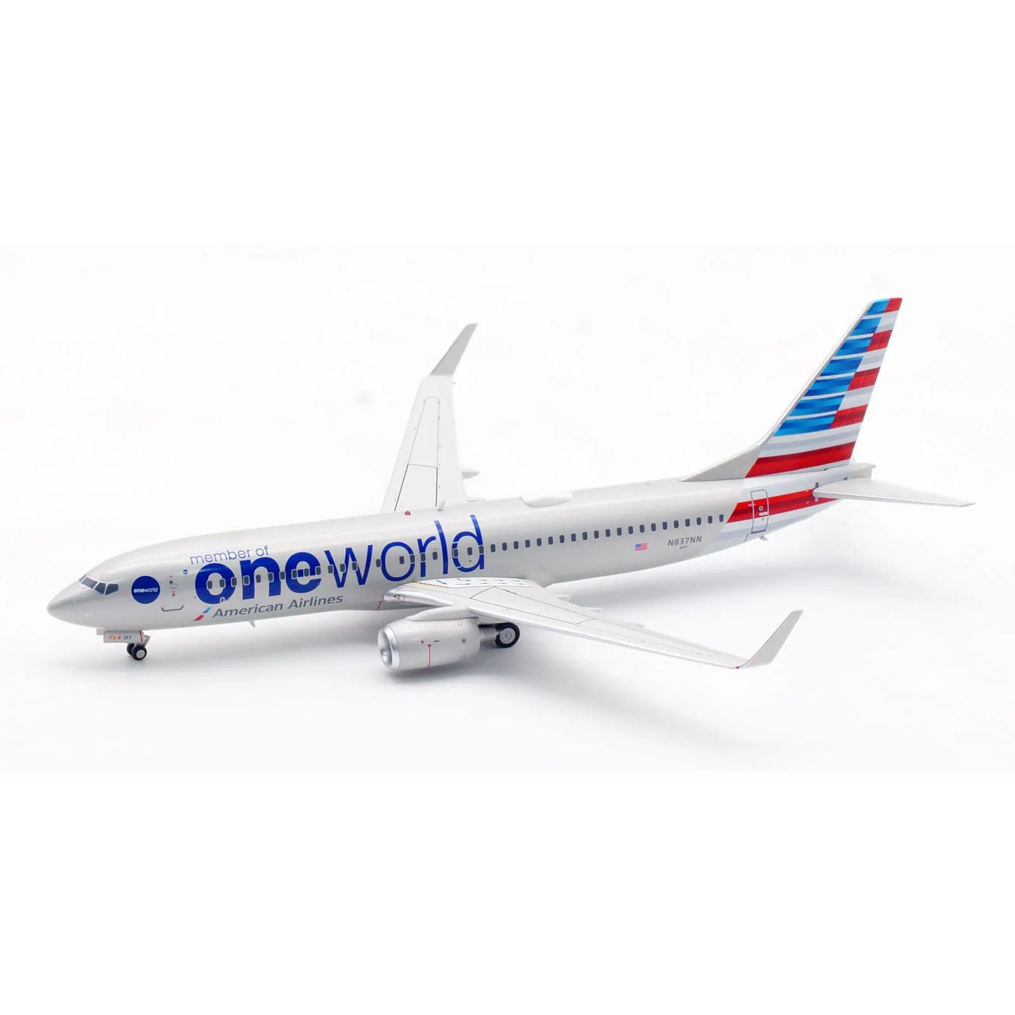 IF738AA0224 Alloy Collectible Plane Gift INFLIGHT 1:200 American Airlines Oneworld Boeing B737-800 Diecast Aircraft Model N837NN