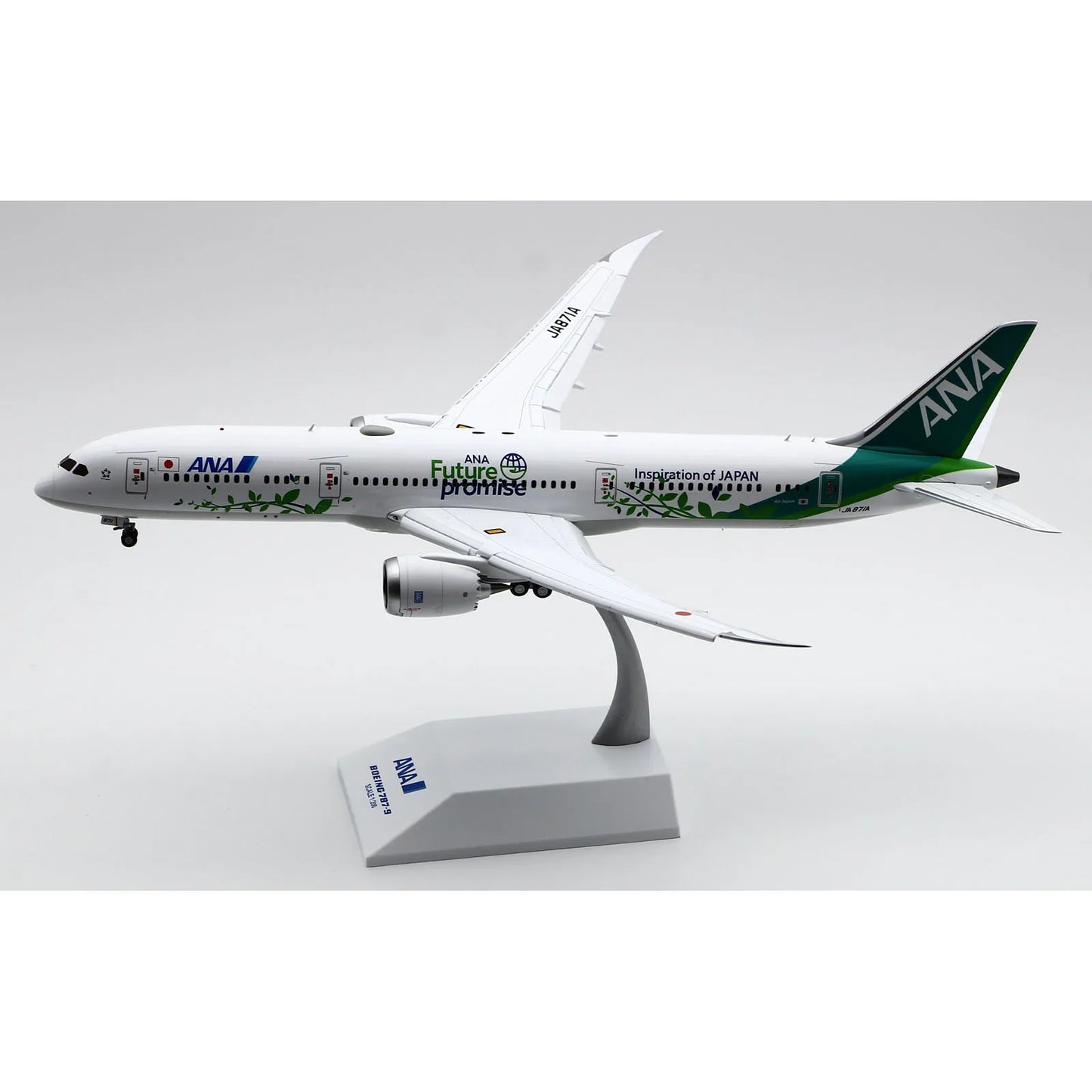 SA2026A Alloy Collectible Plane Gift JC Wings 1:200 All Nippon Airways ANA Boeing B787-9 Diecast Aircraft Model JA871A Flap Down