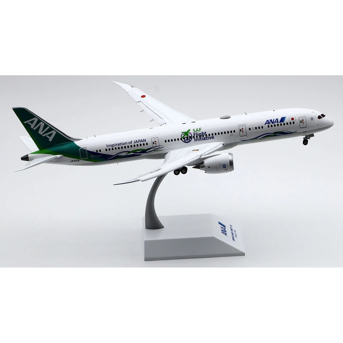 SA2026A Alloy Collectible Plane Gift JC Wings 1:200 All Nippon Airways ANA Boeing B787-9 Diecast Aircraft Model JA871A Flap Down