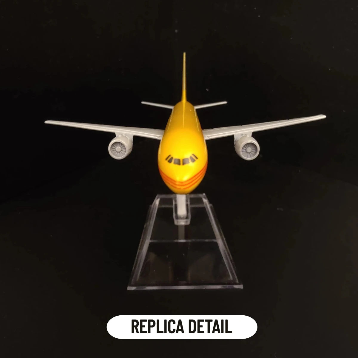 Scale 1:400 Metal Replica Aircraft 15cm DHL Cargo Boeing 757 Diecast Model Aviation Collectible Miniature Souvenir Ornament