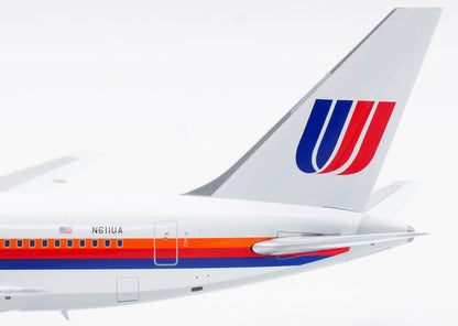 IF762UA0123 Alloy Collectible Plane Gift INFLIGHT 1:200 United Airlines Boeing B767-200 Diecast Aircraft Jet Model N611UA