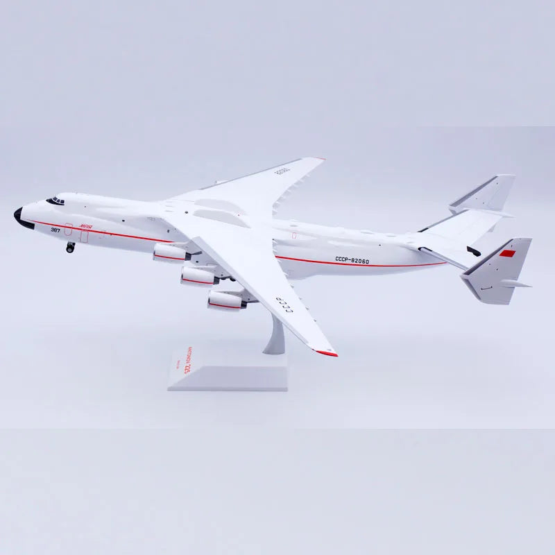 LH21225 Alloy Collectible Plane Gift JC Wings 1:200 Antonov AN-225 "Red Line" Diecast Aircraft Jet Model CCCP-82060  With Stand