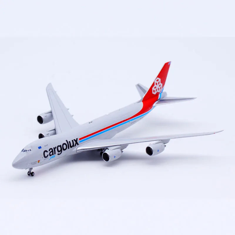 XX40155 Alloy Collectible Plane Gift JC Wings 1:400 Cargolux Airlines Boeing B747-8F Diecast Aircraft Model LX-VCI With Stand