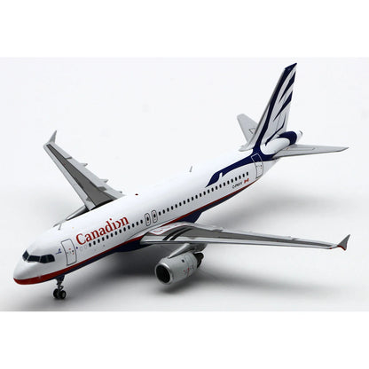 LH2422 Alloy Collectible Plane Gift JC Wings 1:200 Canadian Airlines Airbus A320 Diecast Aircraft Jet Model C-FNVV With Stand