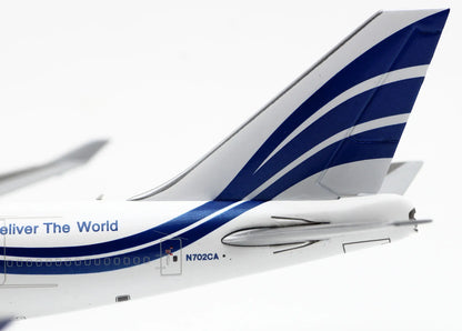 XX4975 Alloy Collectible Plane Gift JC Wings 1:400 National Airlines Boeing B747-400(BCF)  Diecast Aircraft Jet Model N702CA