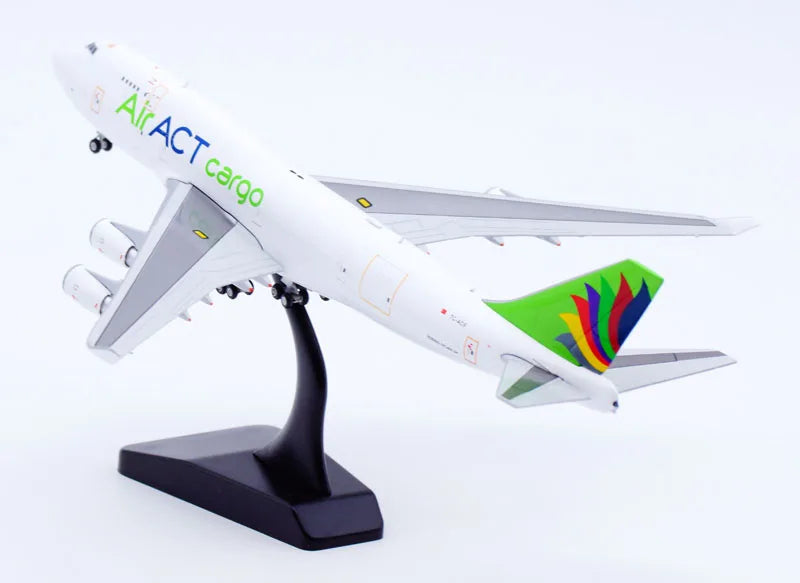 LH4250 Alloy Collectible Plane Gift JC Wings 1:400 ACT Airlines Boeing B747-400(BDSF) Diecast Aircraft Model TC-ACF With Stand