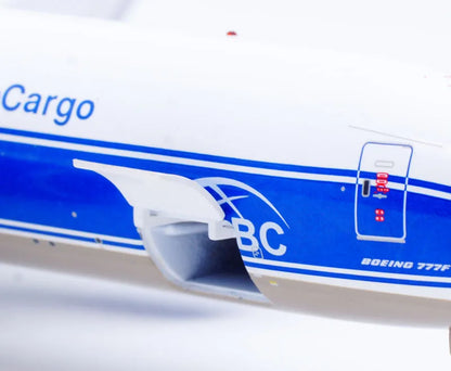 XX20054C Alloy Collectible Plane Gift JC Wings 1:200 Air Bridge Cargo Interactive Boeing B777F Diecast Aircraft Jet Model VQ-BAO