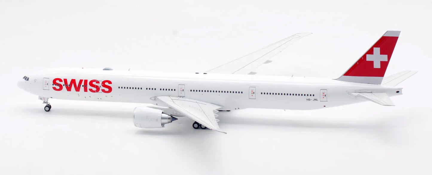 B-773-JNL Alloy Collectible Plane Gift B-Models 1:200 SWISS INTERNATIONAL Boeing B777-300 Diecast Aircraft Jet Model HB-JNL