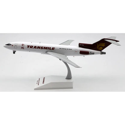 LH2439 Alloy Collectible Plane Gift JC Wings 1:200 Transmile Air Services Boeing B727-200 Diecast Aircraft Jet Model 9M-TGM